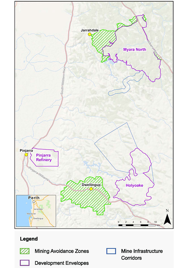 Huntly Pinjarra Map