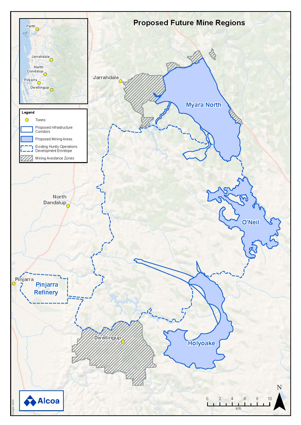 Proposed Future Mine Regions Map